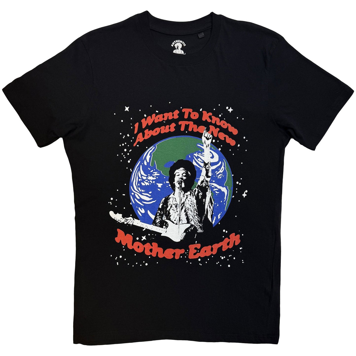 Een foto van een Jimi Hendrix T-Shirt