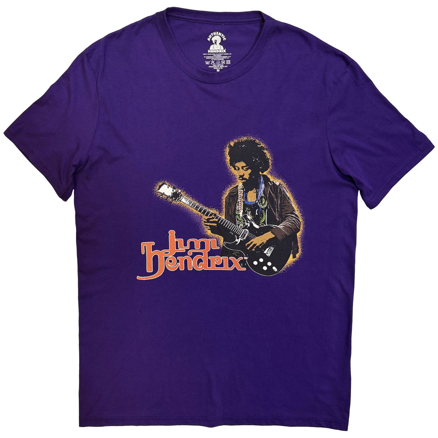Een foto van een Jimi Hendrix T-Shirt