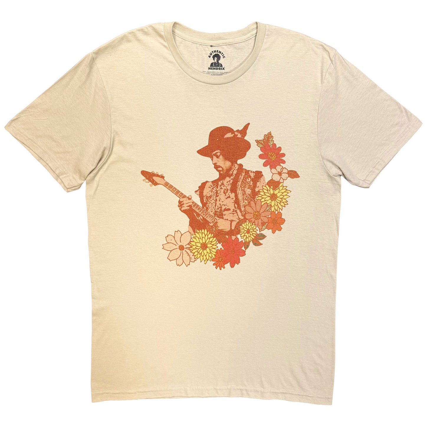 Een foto van een Jimi Hendrix T-Shirt