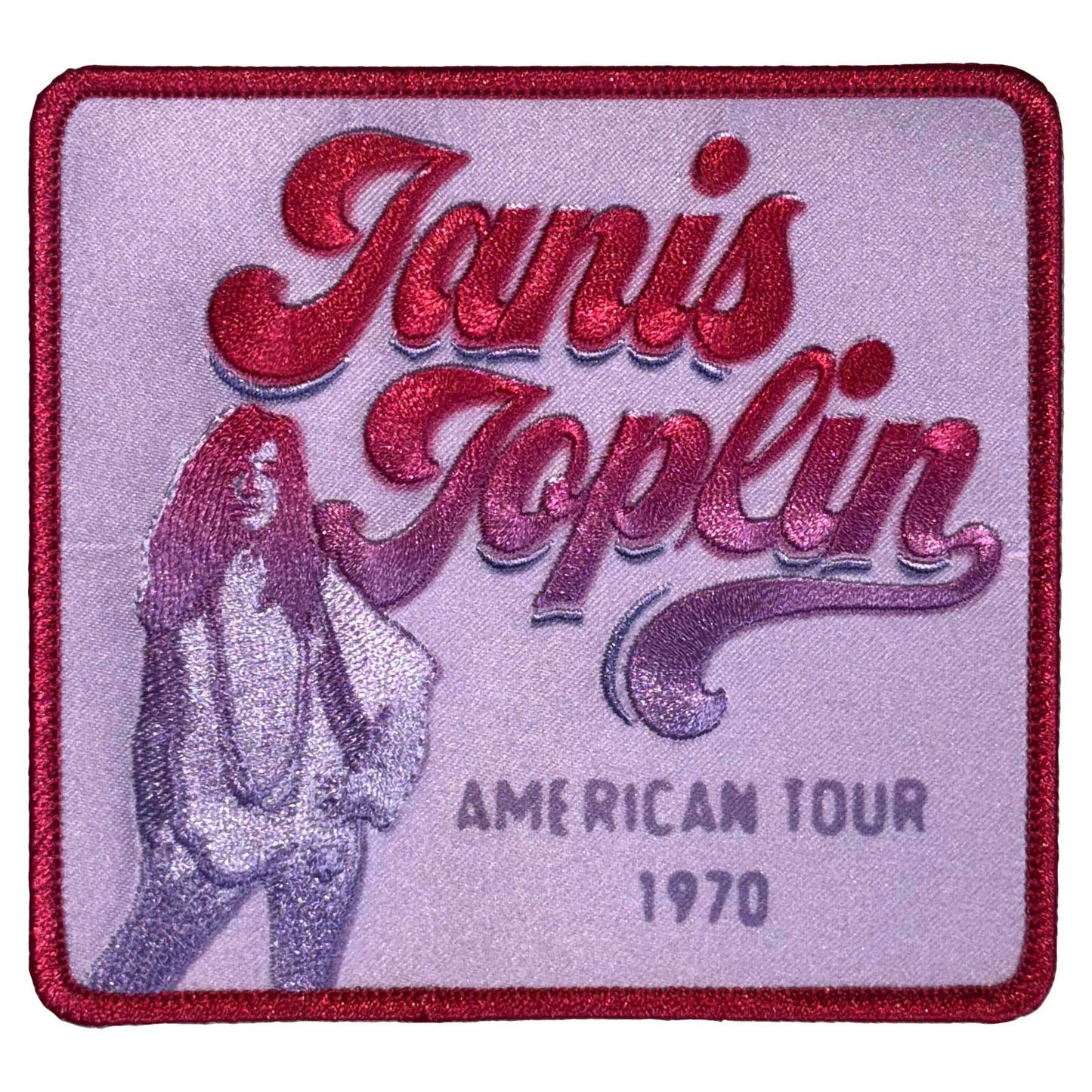 Een foto van een Janis Joplin Patch