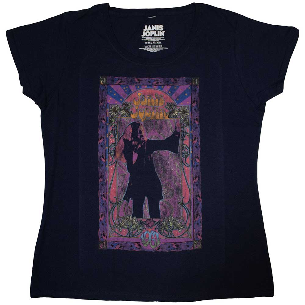 Een foto van een Janis Joplin T-Shirt