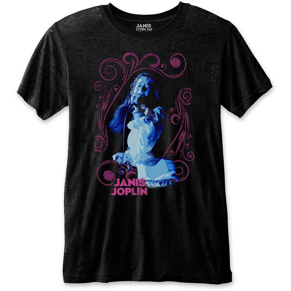 Een foto van een Janis Joplin T-Shirt
