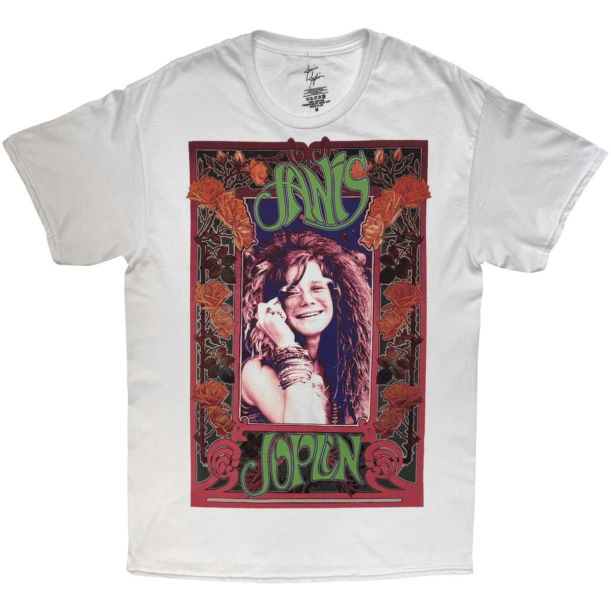 Een foto van een Janis Joplin T-Shirt