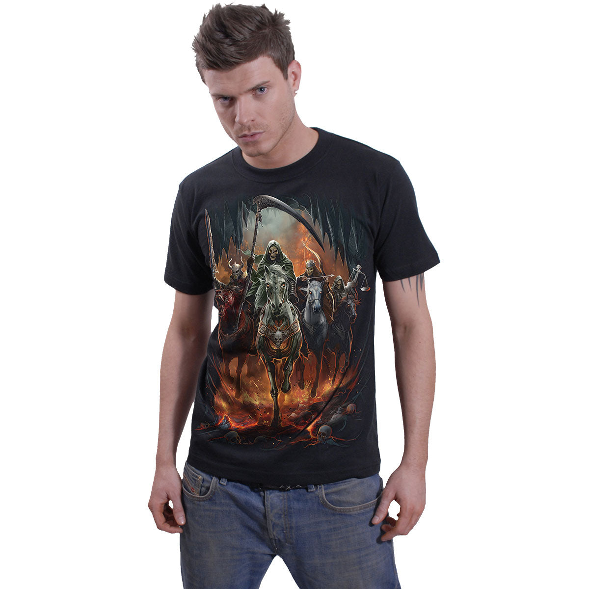 Een foto van een Spiral T-Shirt