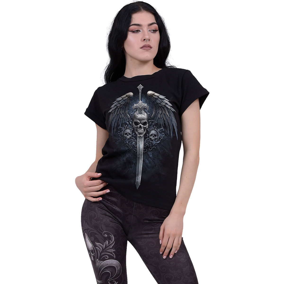 Een foto van een Spiral T-Shirt
