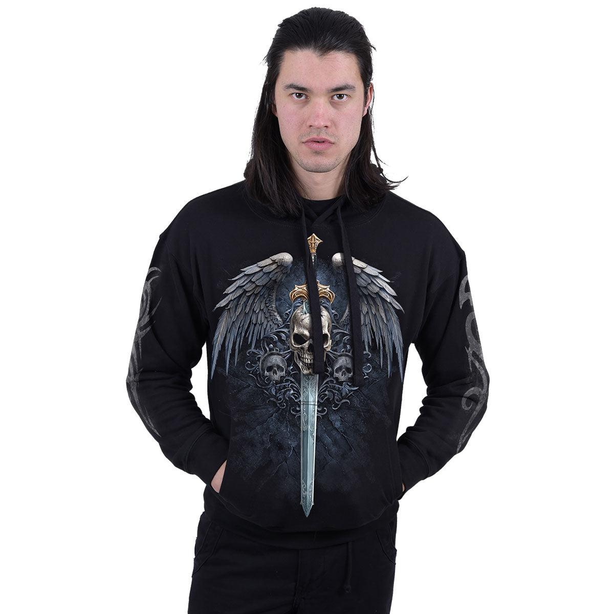 Een foto van een Spiral Hoodie