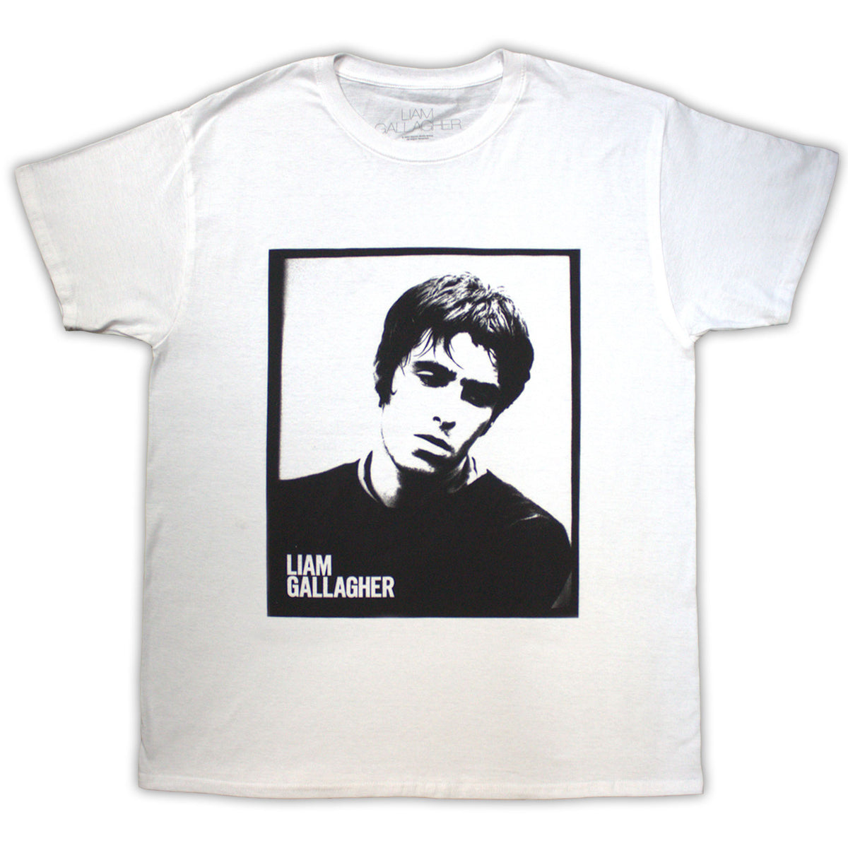 Een foto van een Liam Gallagher T-Shirt