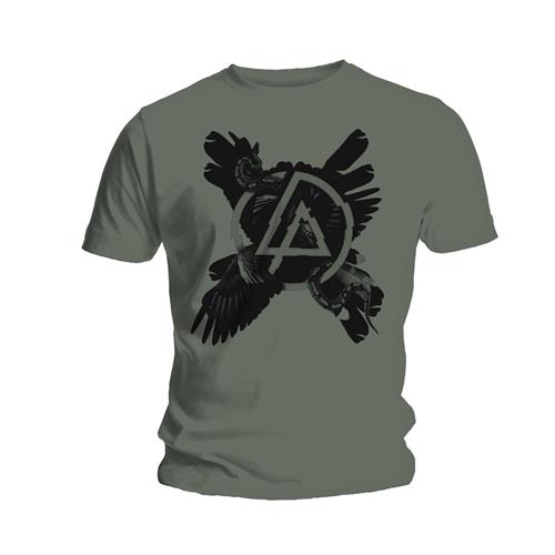 Linkin Park Unisex T-Shirt: Cross Feathers T-Shirt