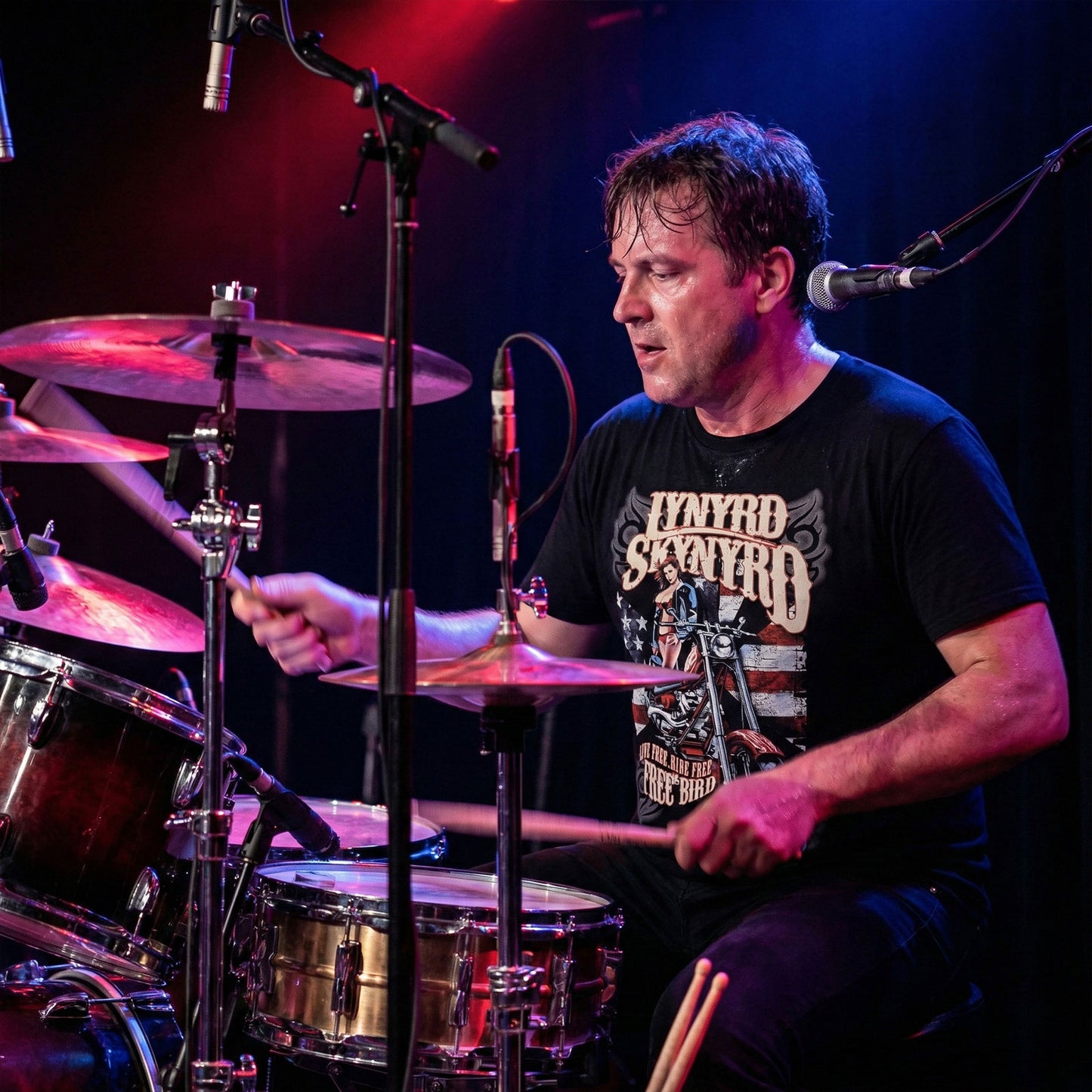 Een foto van een Lynyrd Skynyrd T-Shirt