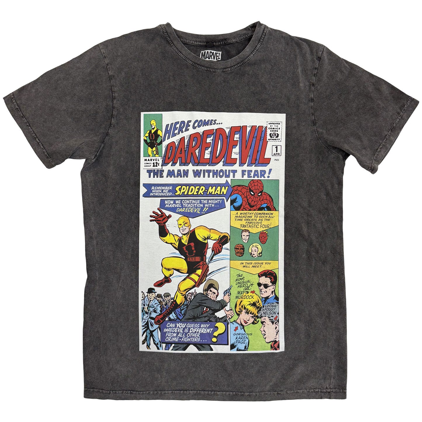 Een foto van een Marvel Comics T-Shirt