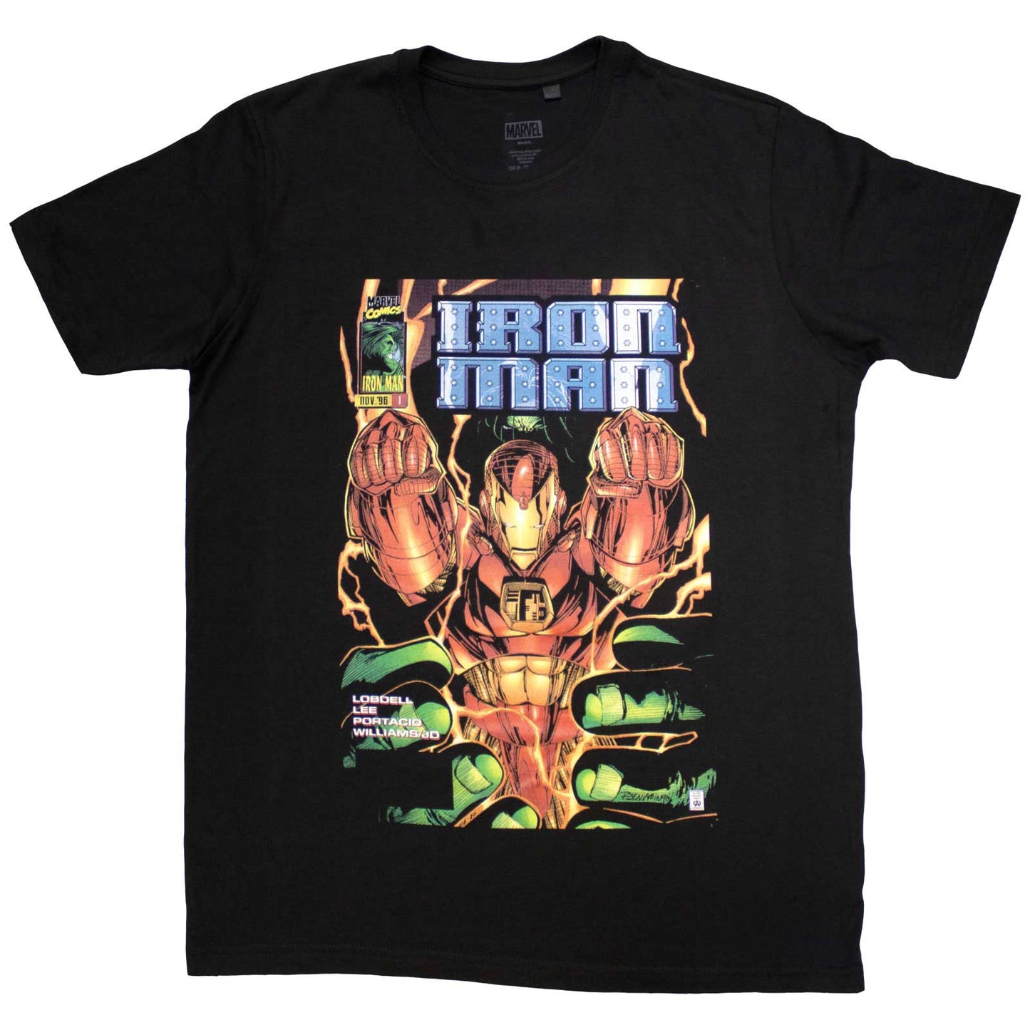 Een foto van een Marvel Comics T-Shirt