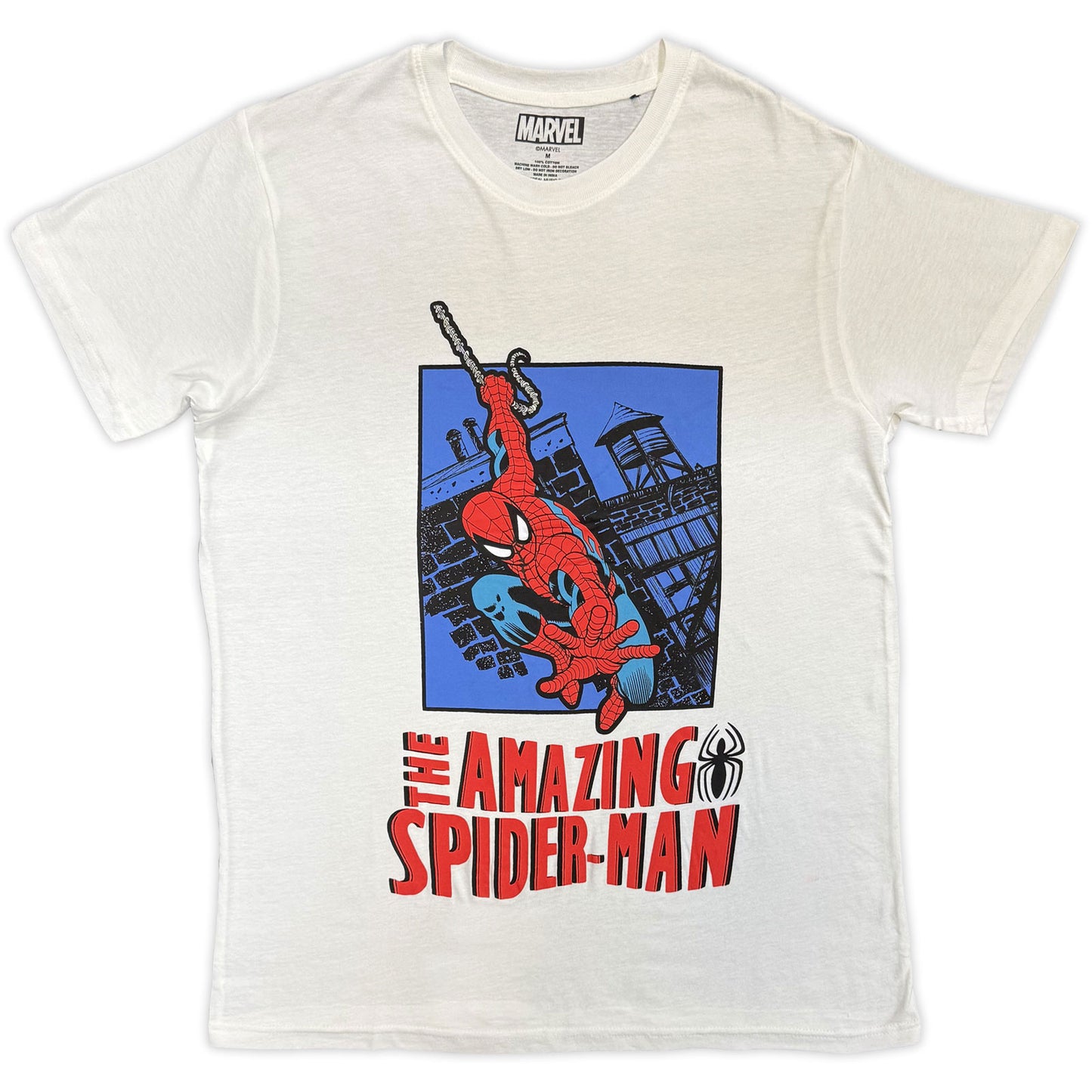 Een foto van een Marvel Comics T-Shirt