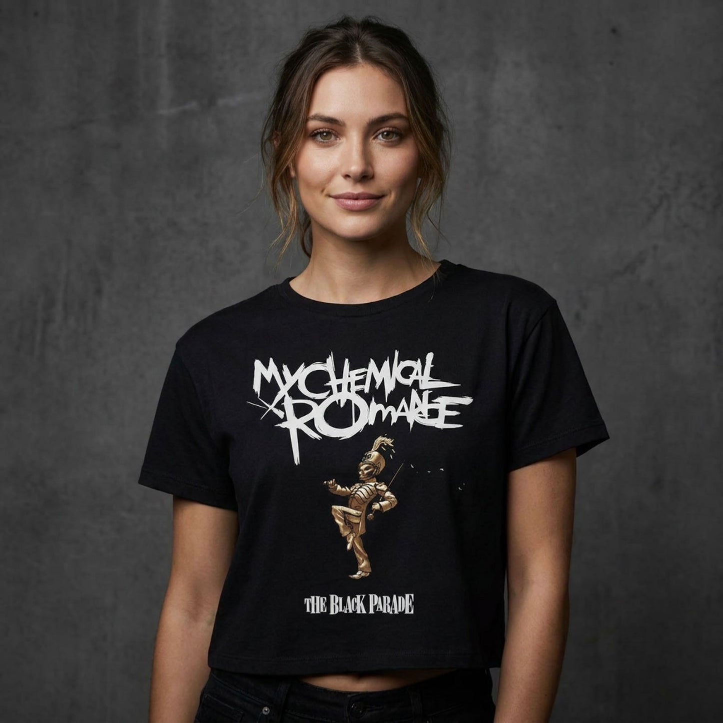 Een foto van een My Chemical Romance Crop Top