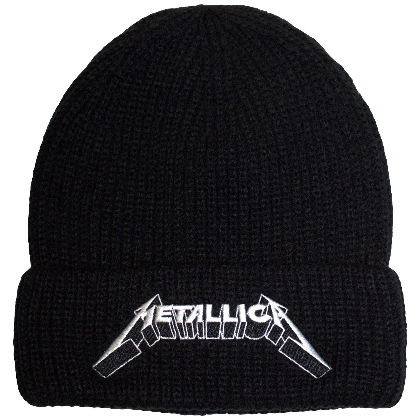 Een foto van een Metallica Hoofddeksel