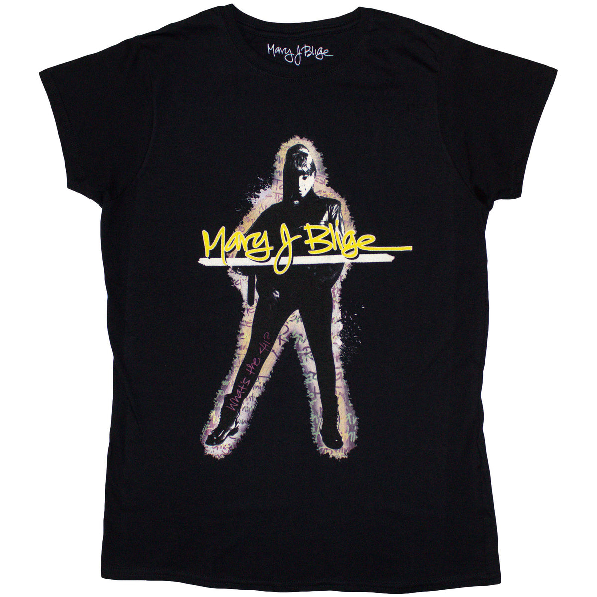 Een foto van een Mary J Blige T-Shirt