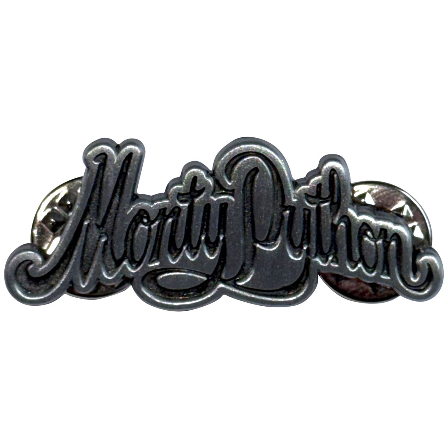 Een foto van een Monty Python Speld Badge