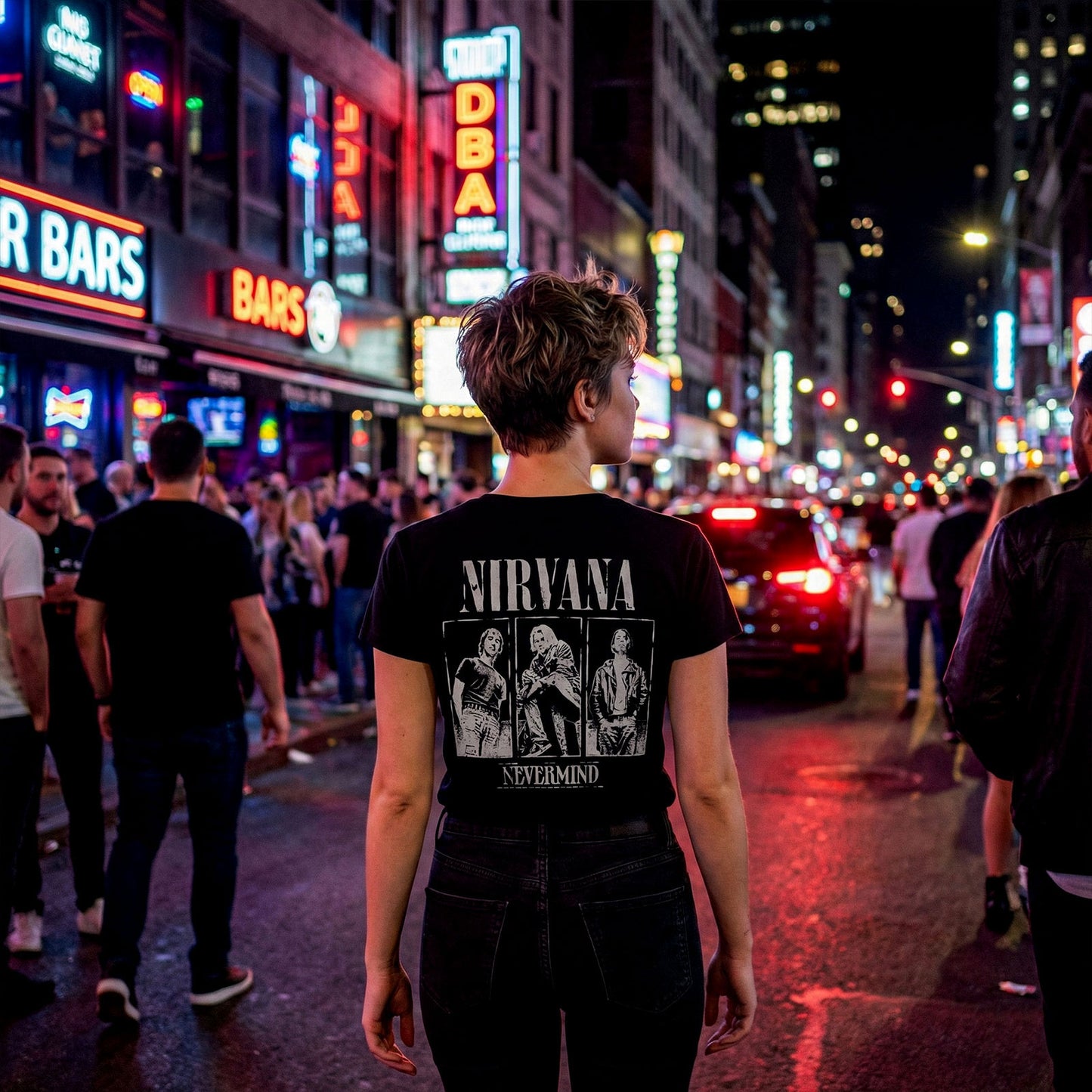 Een foto van een Nirvana T-Shirt