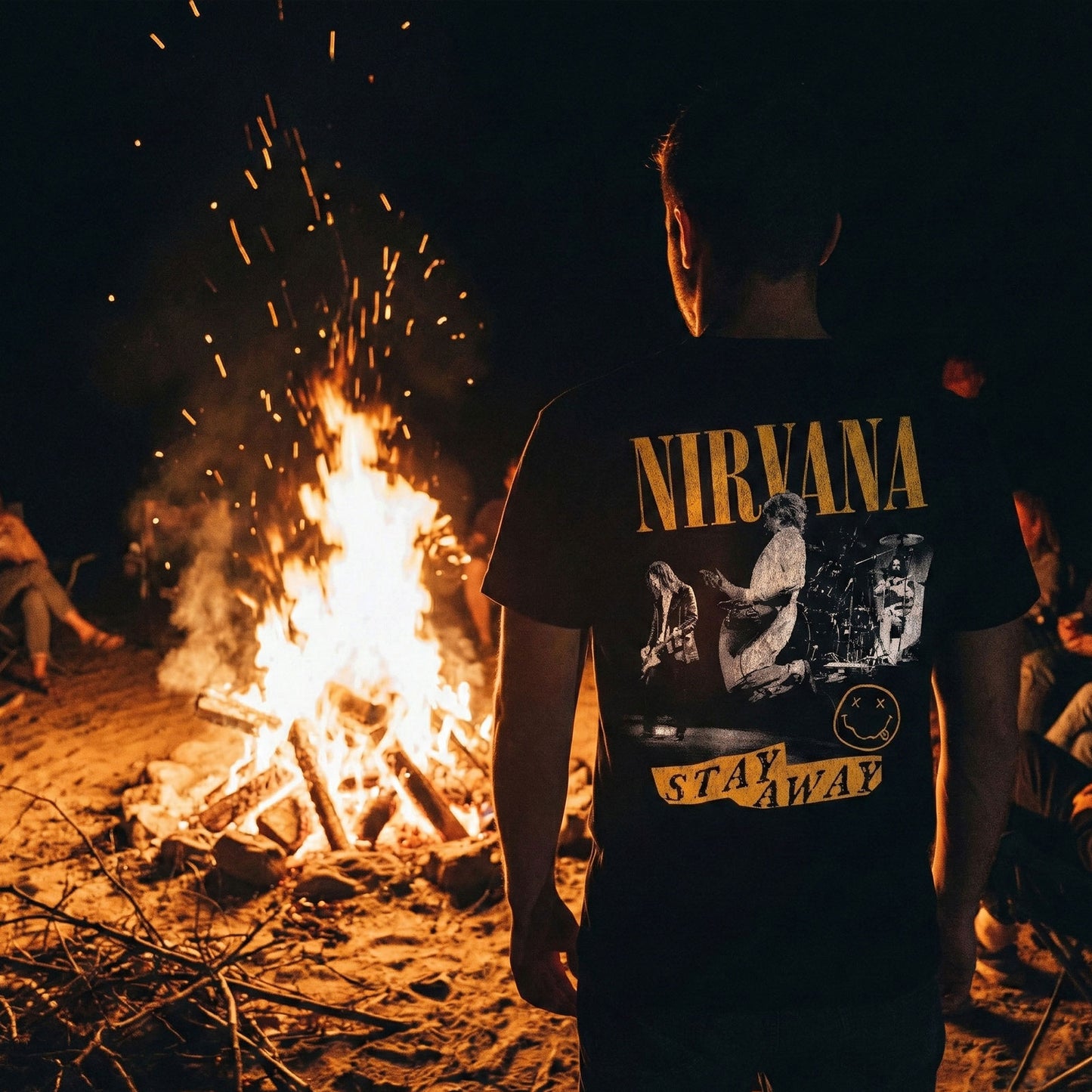 Een foto van een Nirvana T-Shirt