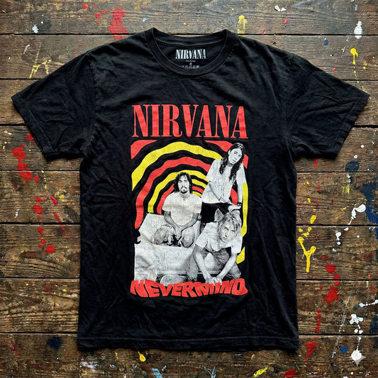 Een foto van een Nirvana T-Shirt