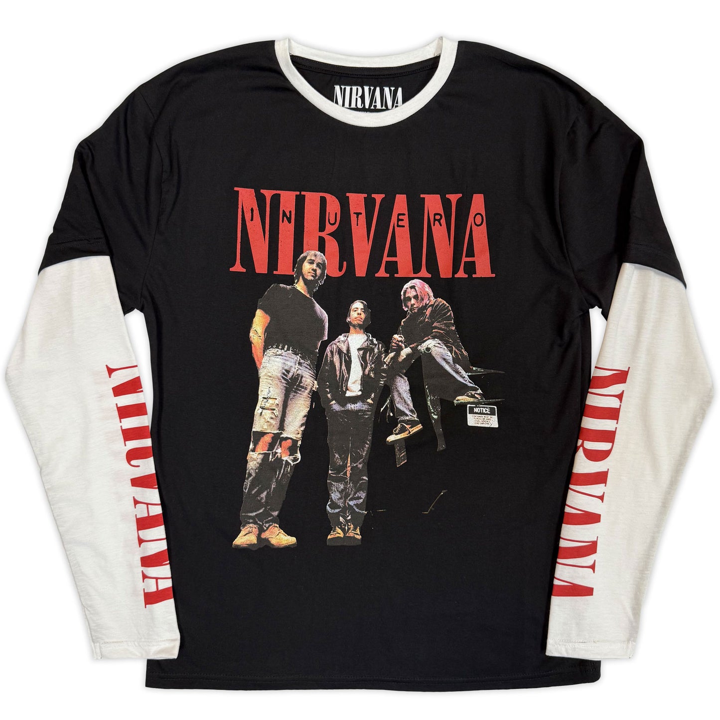 Een foto van een Nirvana T-Shirt