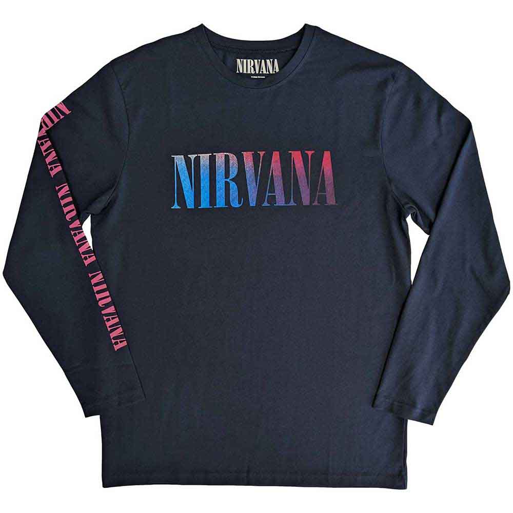 Een foto van een Nirvana Long Sleeve T-Shirt