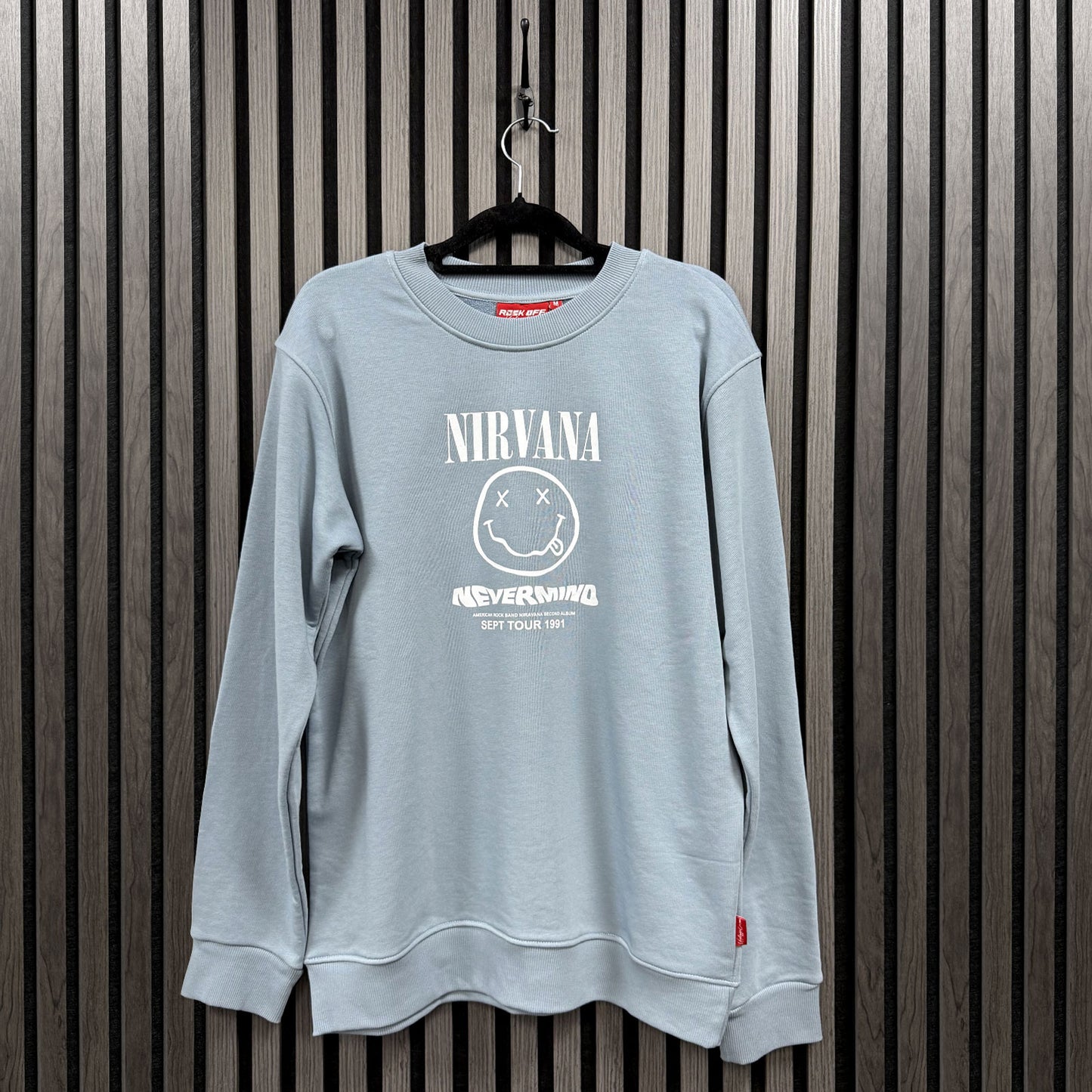 Een foto van een Nirvana Sweatshirt