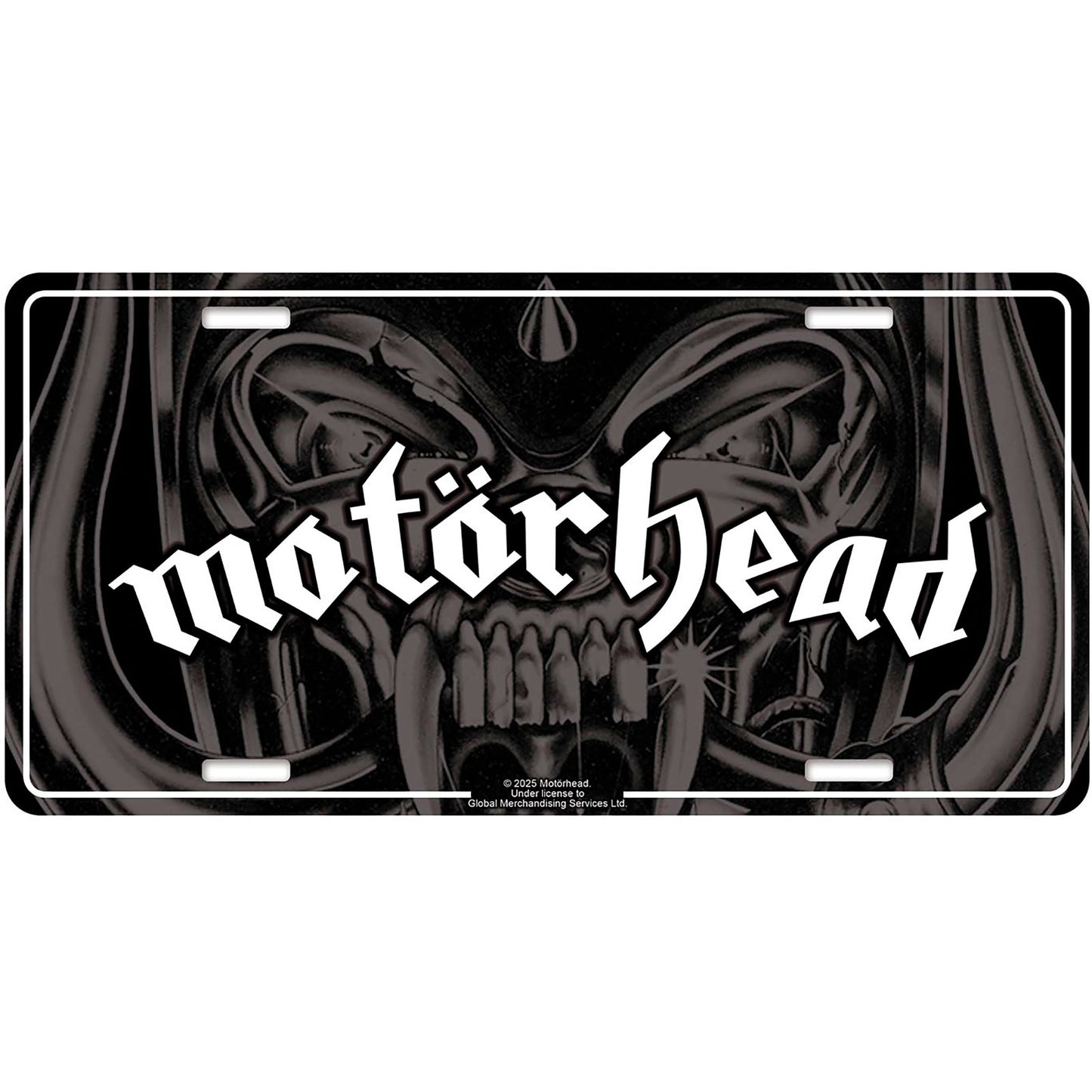Een foto van een Motorhead Nummerplaat
