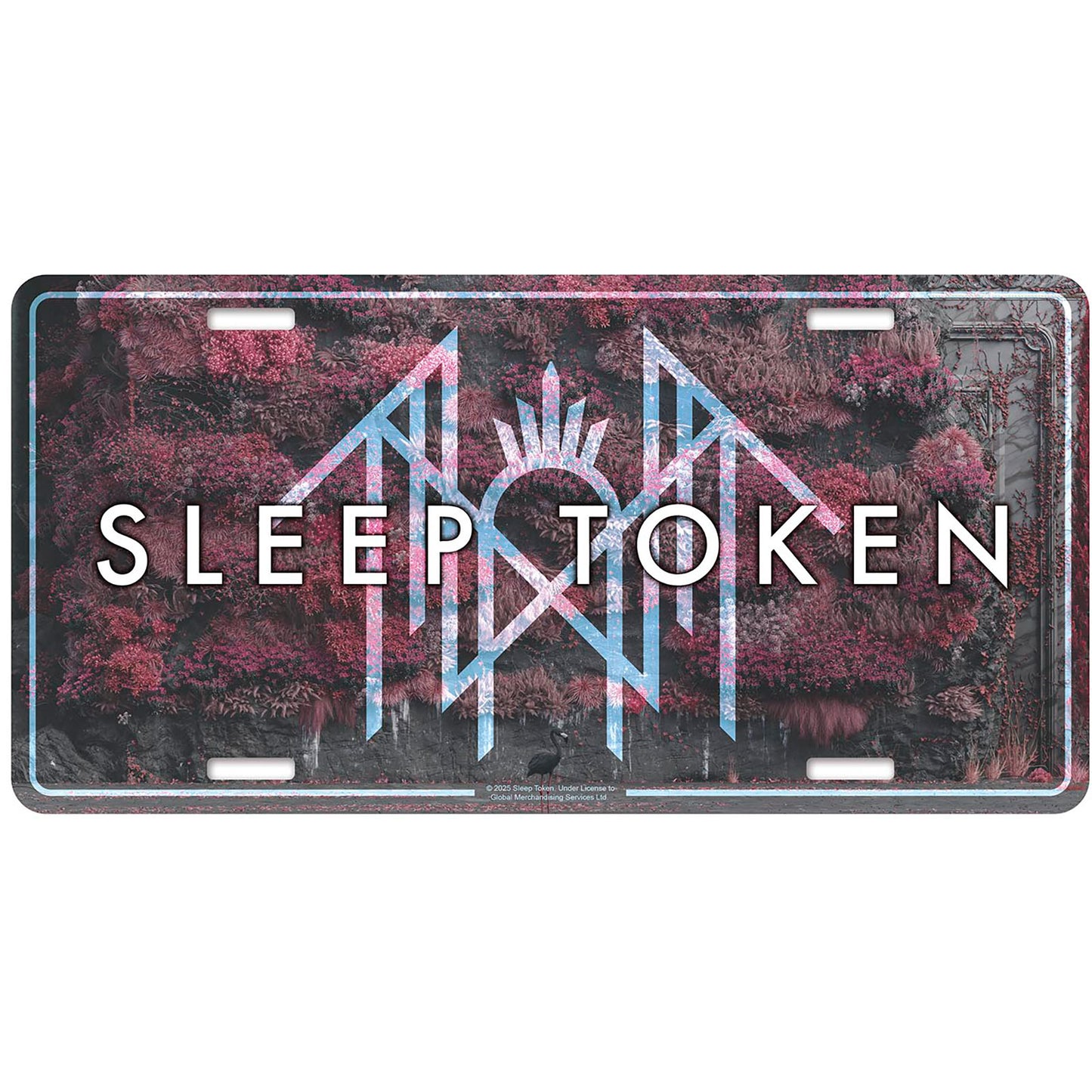 Een foto van een Sleep Token Nummerplaat