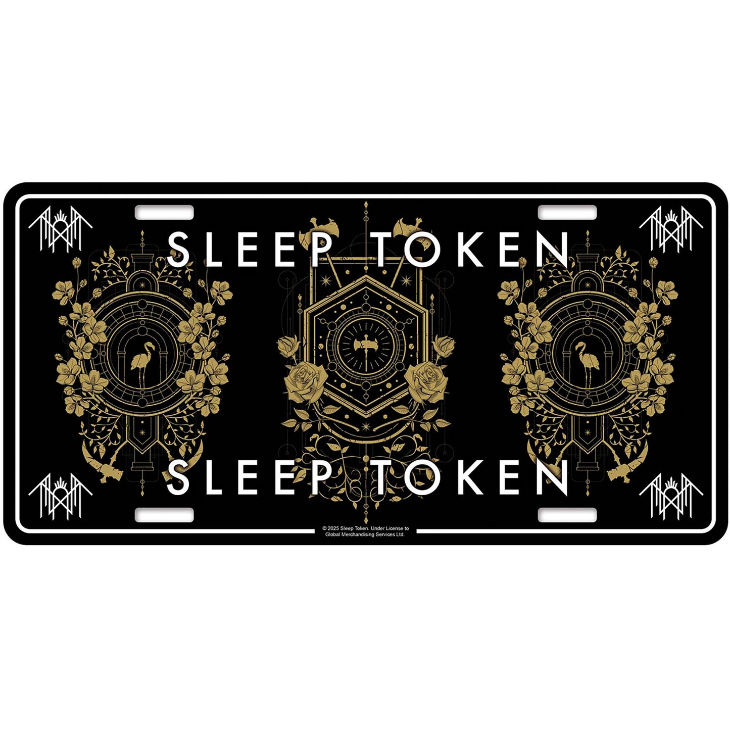 Een foto van een Sleep Token Nummerplaat