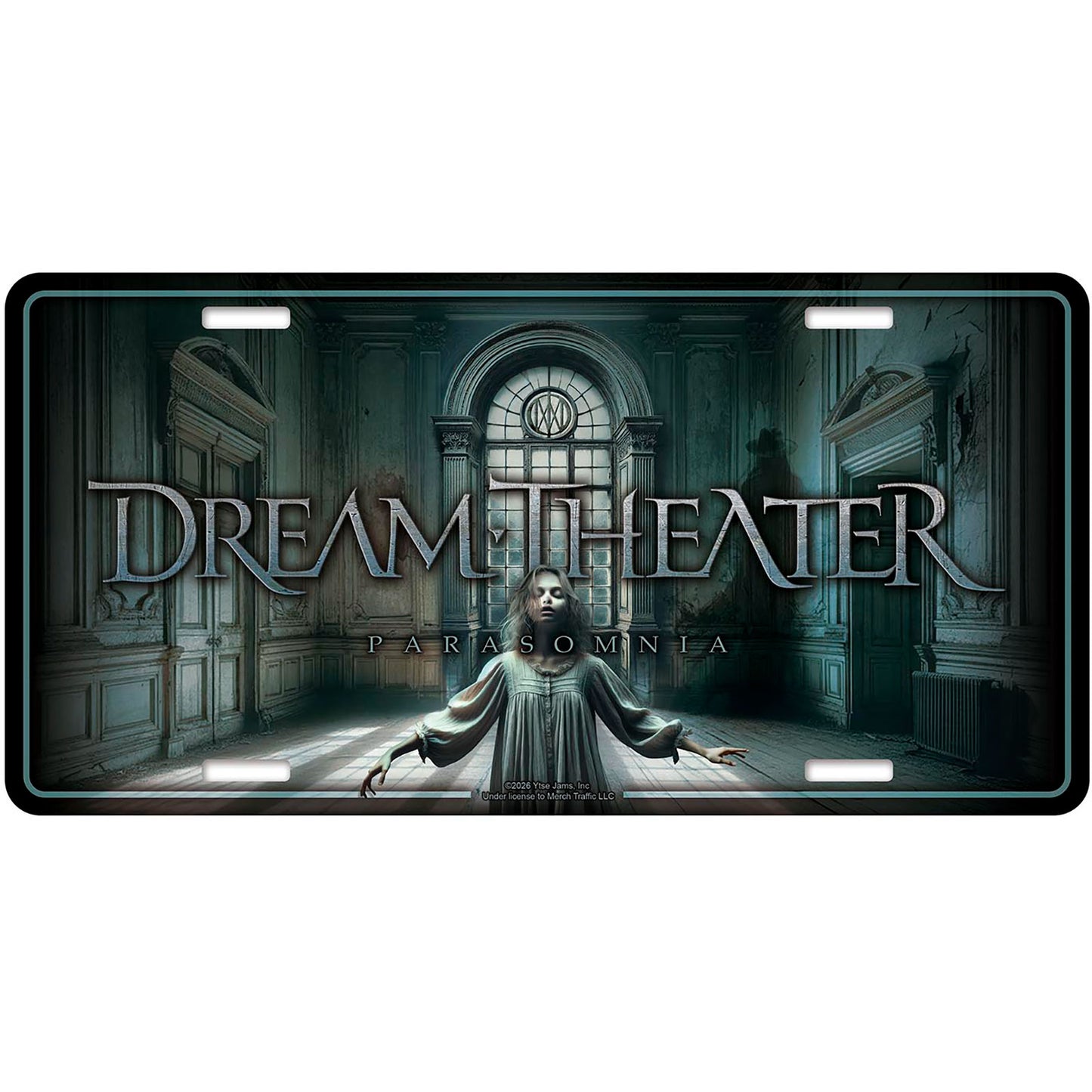 Een foto van een Dream Theater Nummerplaat