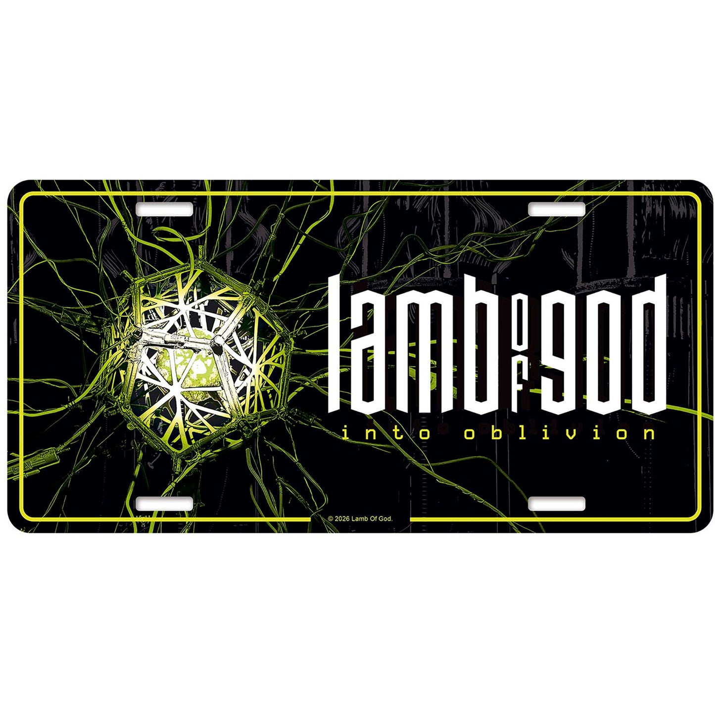 Een foto van een Lamb Of God Poster