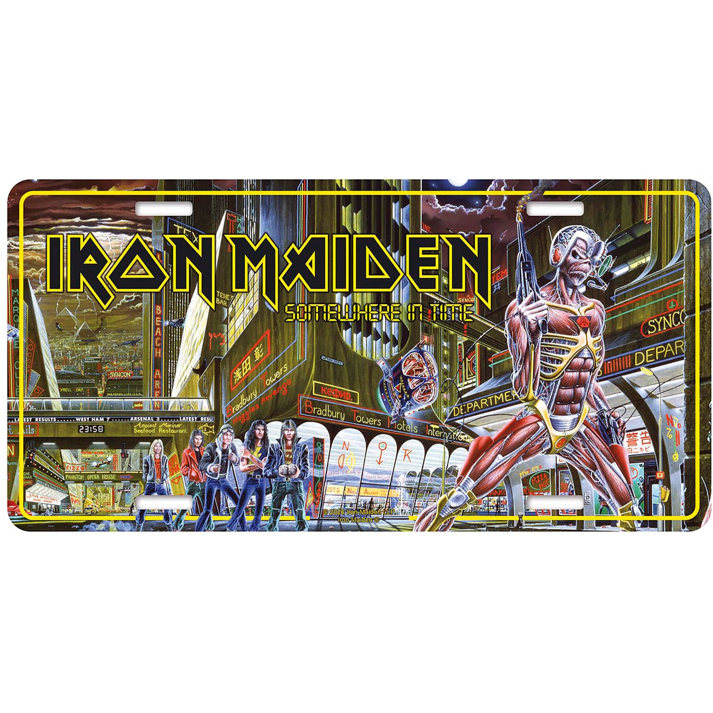 Een foto van een Iron Maiden Poster