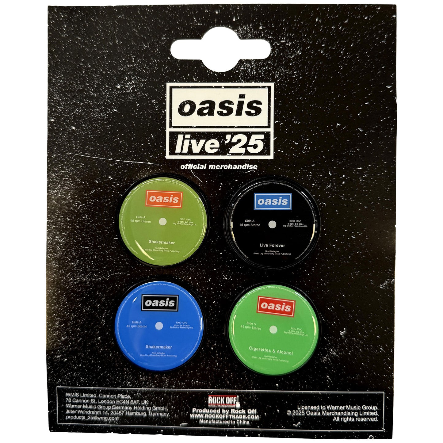 Een foto van een Oasis Magneet