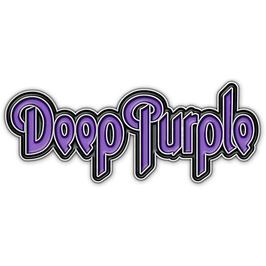 Een foto van een Deep Purple Speld Badge