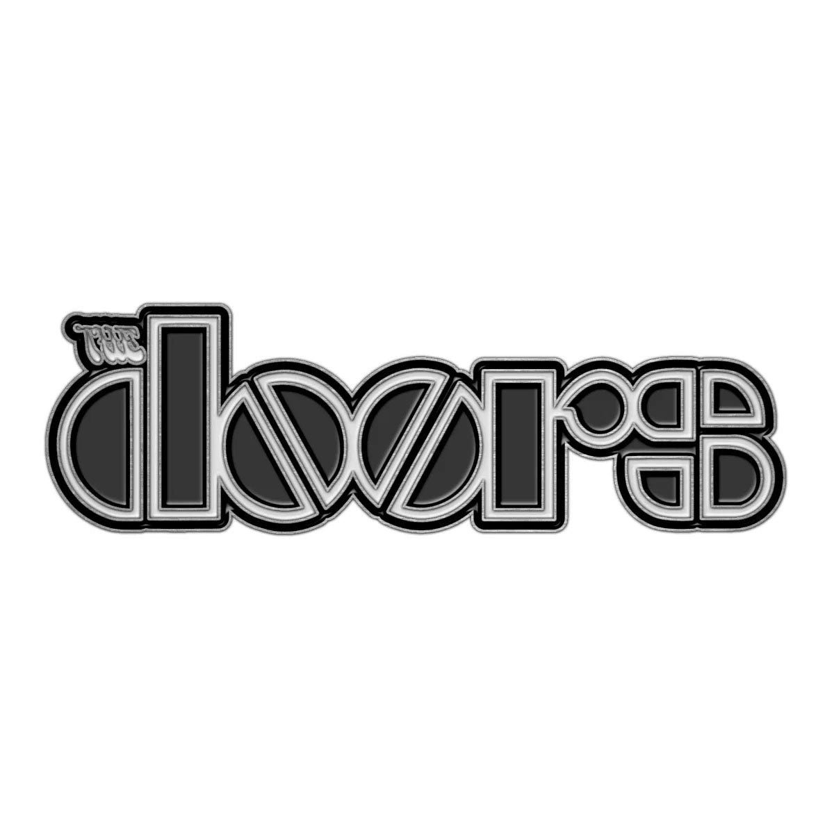 Een foto van een The Doors Speld Badge