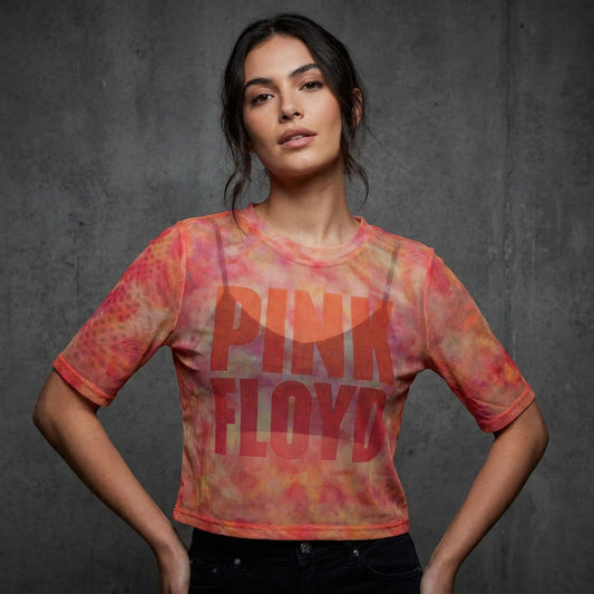 Een foto van een Pink Floyd Crop Top