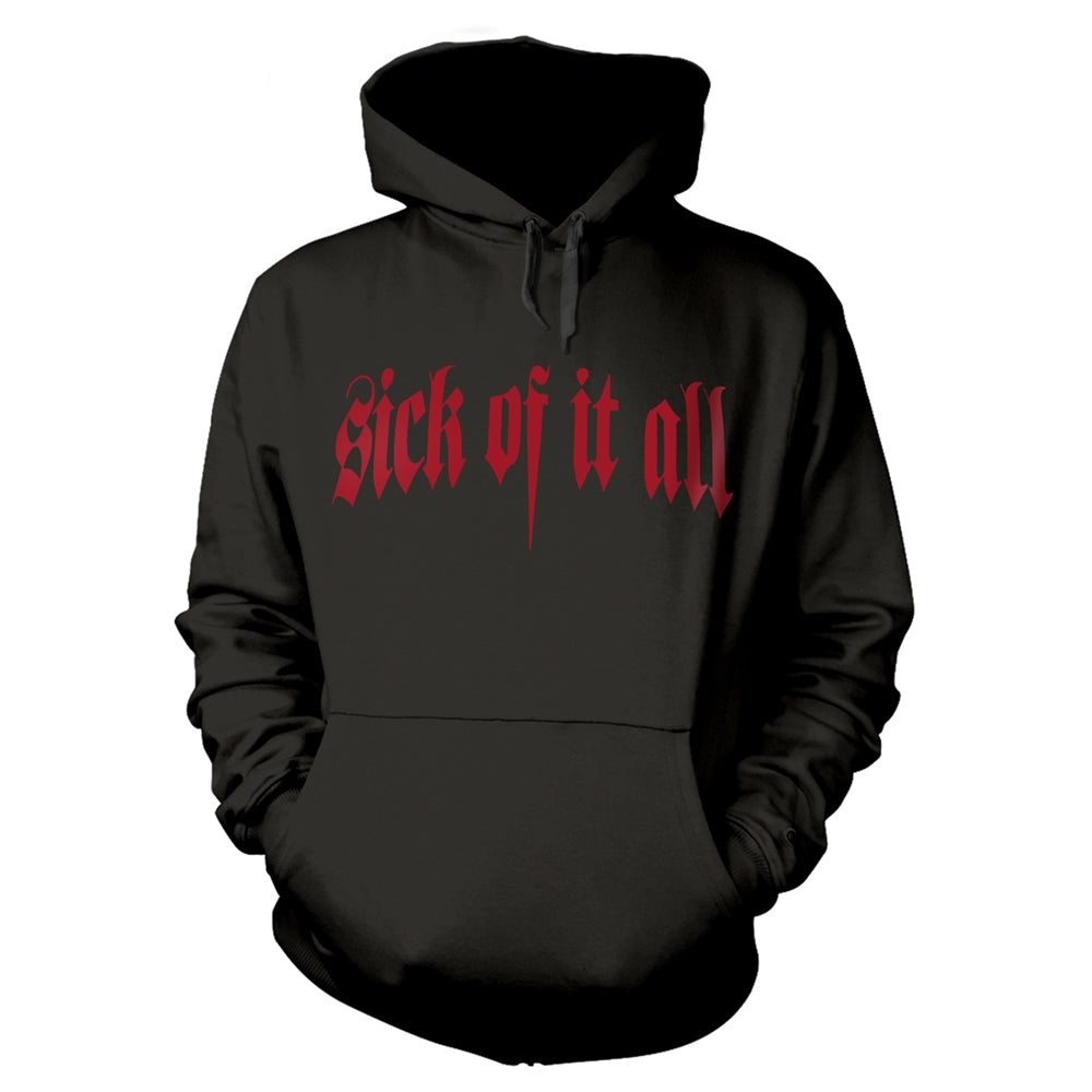 Een foto van een SICK OF IT ALL Top met capuchon