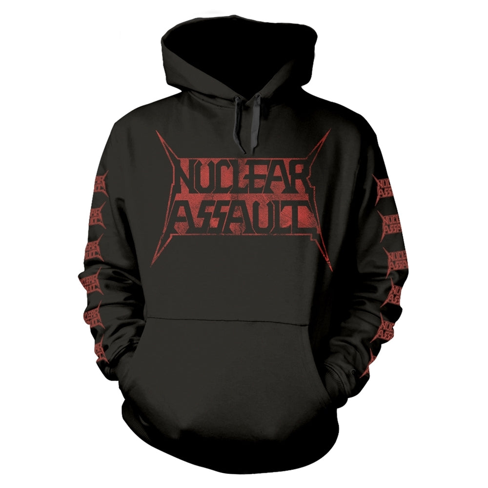 Een foto van een NUCLEAR ASSAULT Top met capuchon