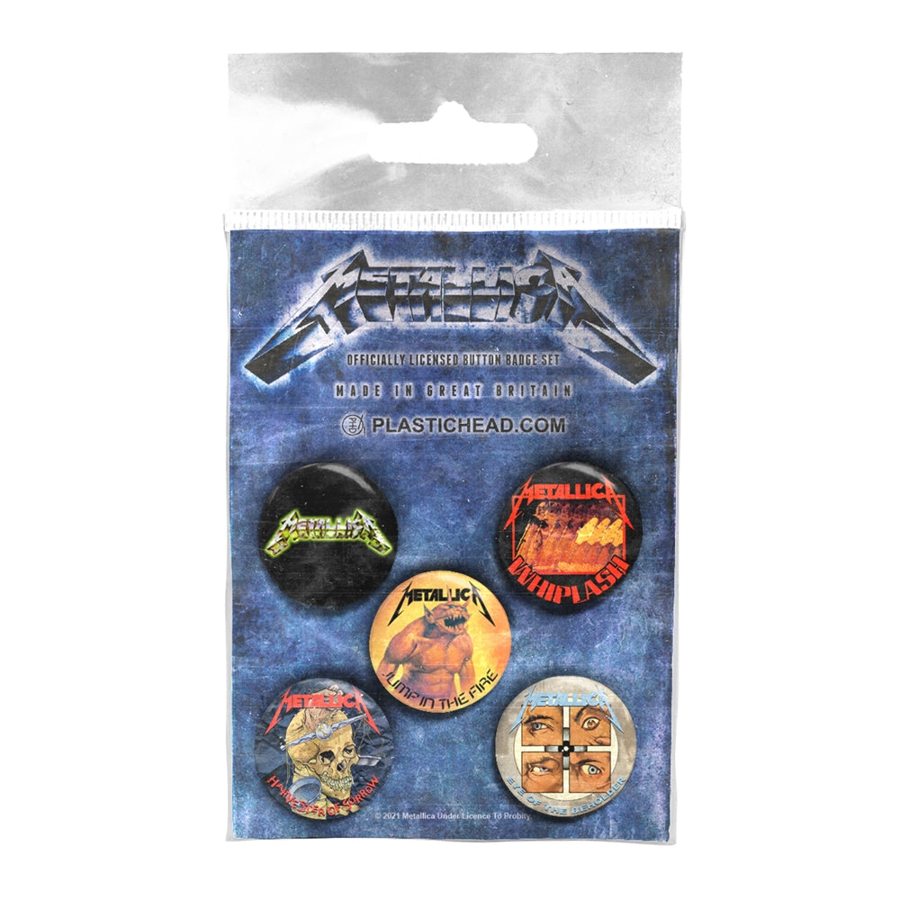 Een foto van een METALLICA Badge
