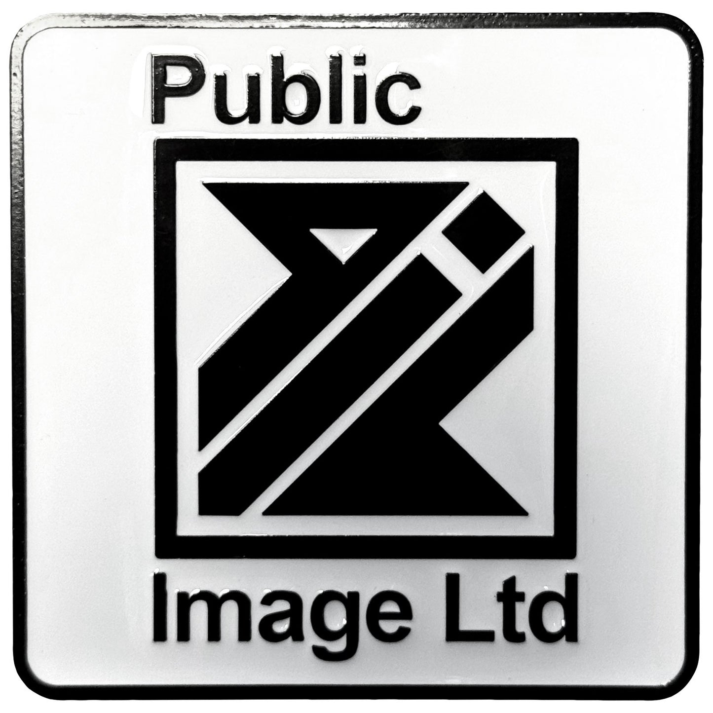 Een foto van een PIL (Public Image Ltd) Magneet
