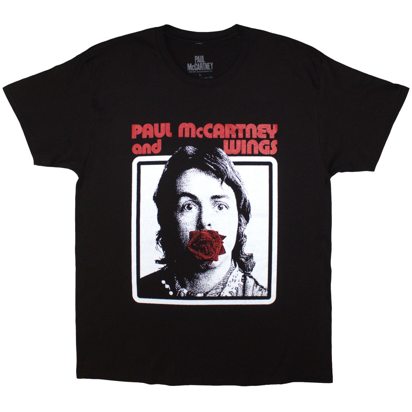 Een foto van een Paul McCartney T-Shirt