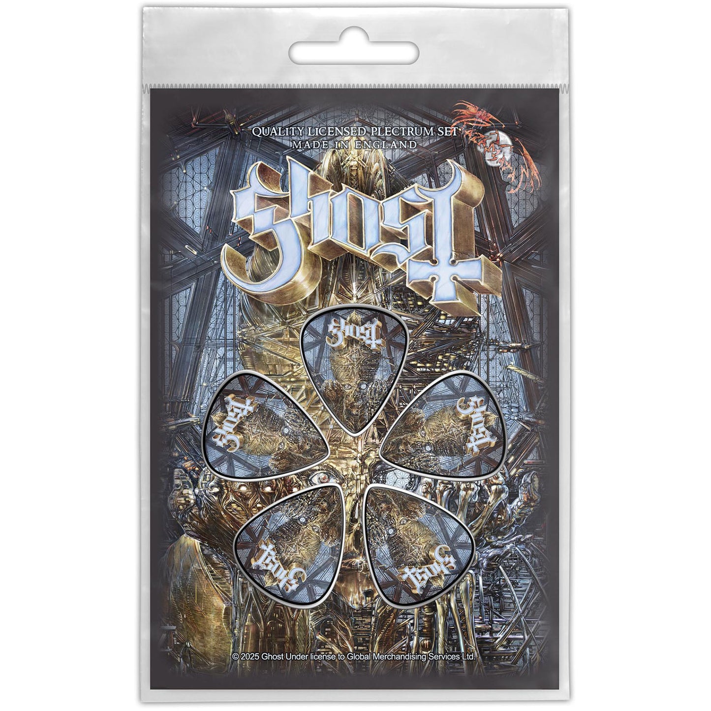 Een foto van een Ghost Plectrum