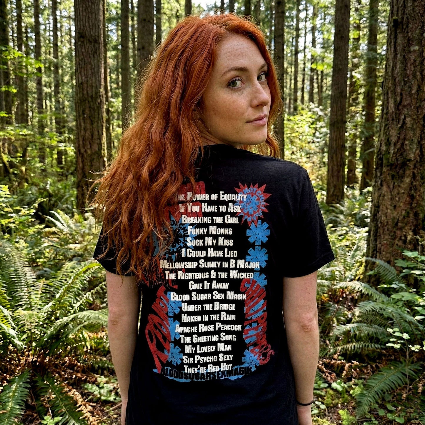 Een foto van een Red Hot Chili Peppers T-Shirt