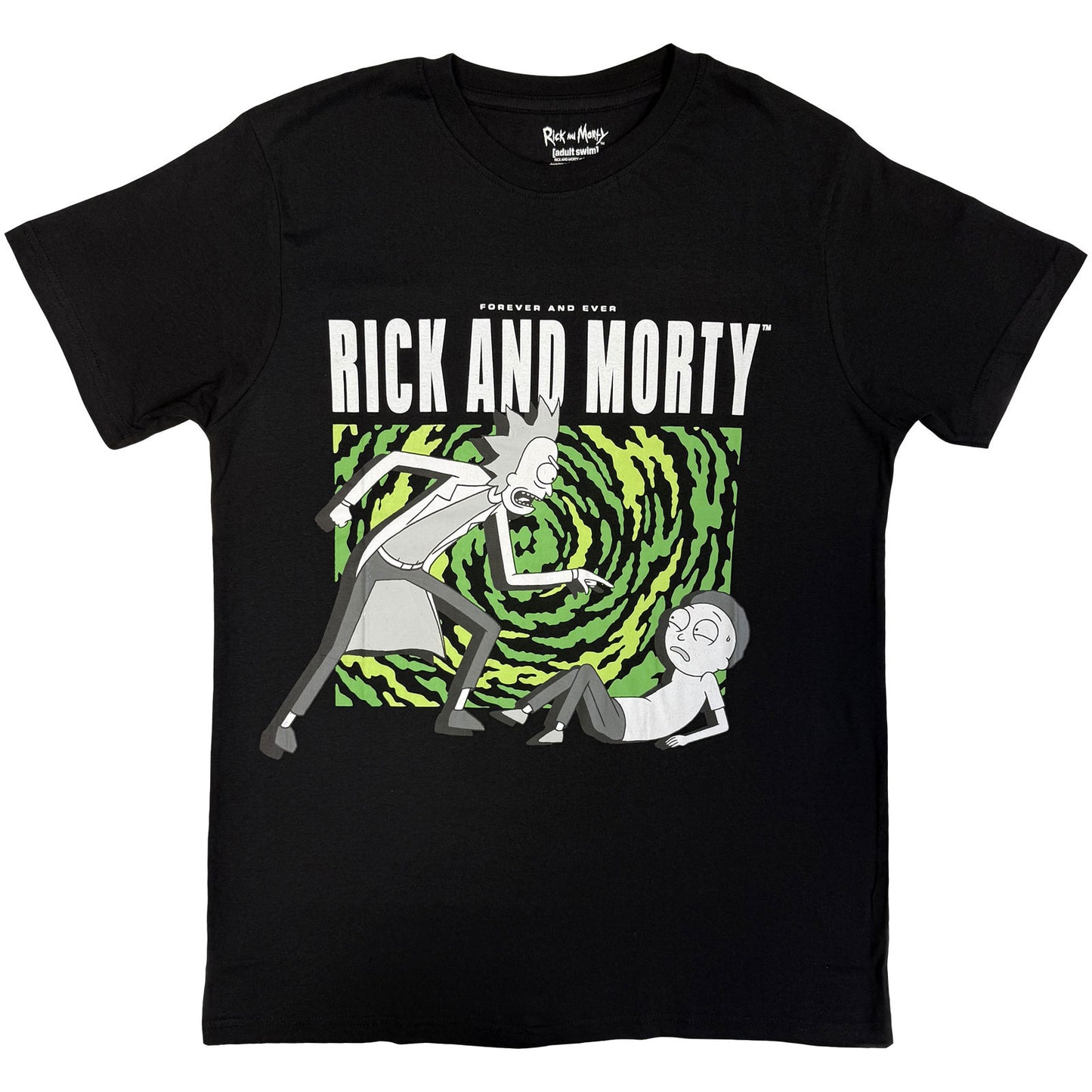 Een foto van een Rick & Morty T-Shirt
