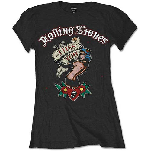 The Rolling Stones Ladies T-Shirt: Miss You T-Shirt