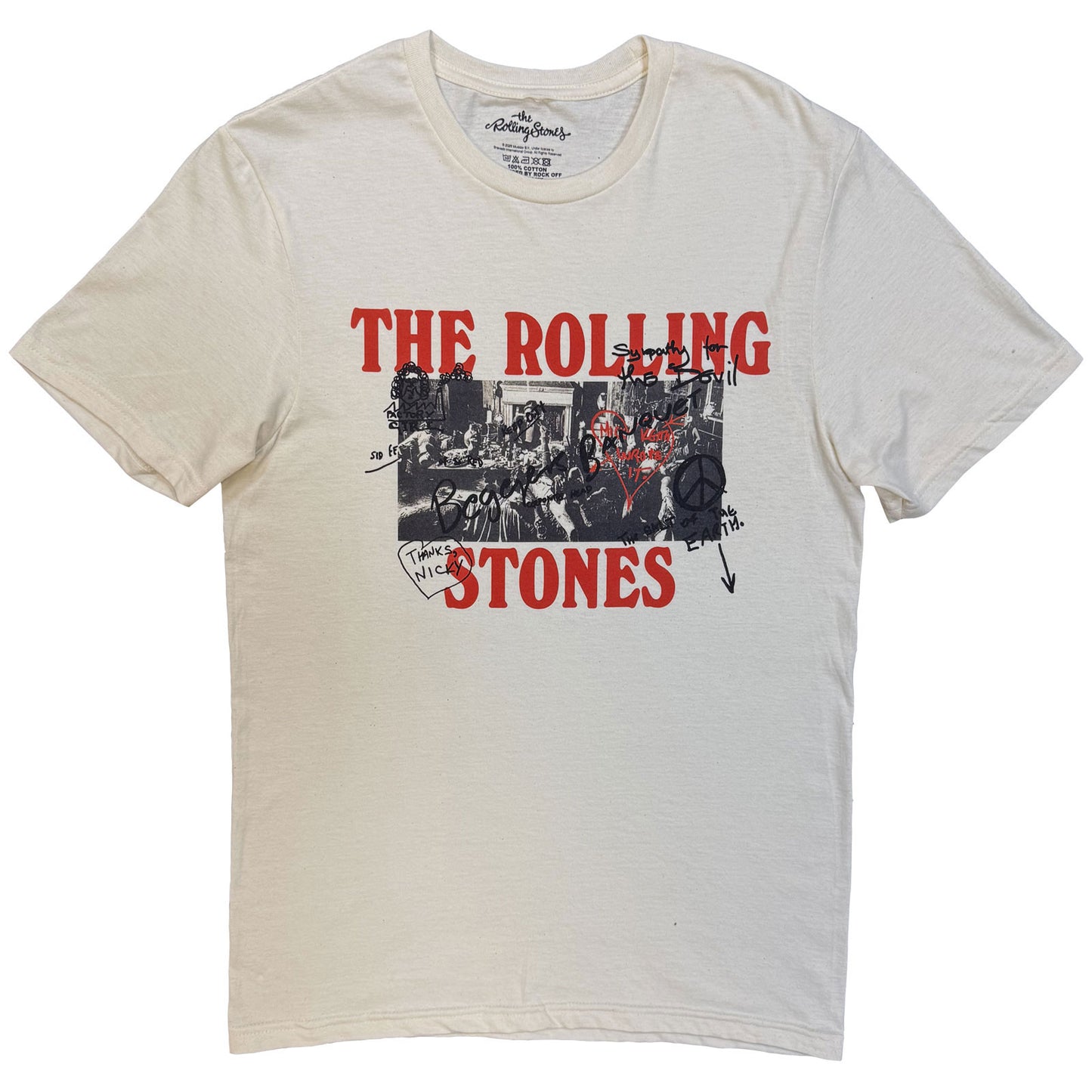 Een foto van een The Rolling Stones T-Shirt
