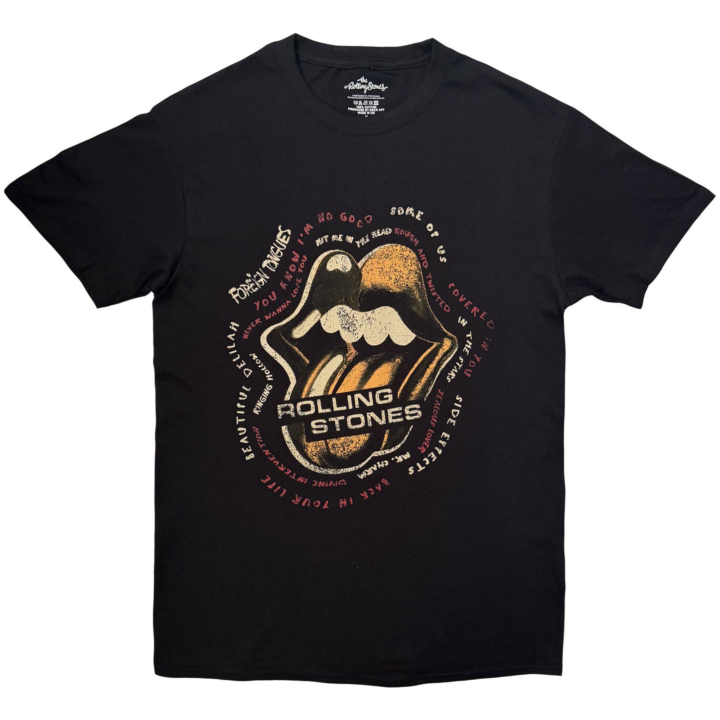 Een foto van een The Rolling Stones T-Shirt