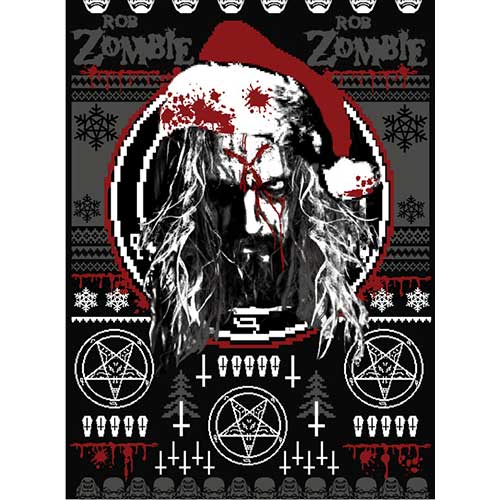 Rob Zombie Unisex Sweatshirt: Bloody Santa Sweatshirt