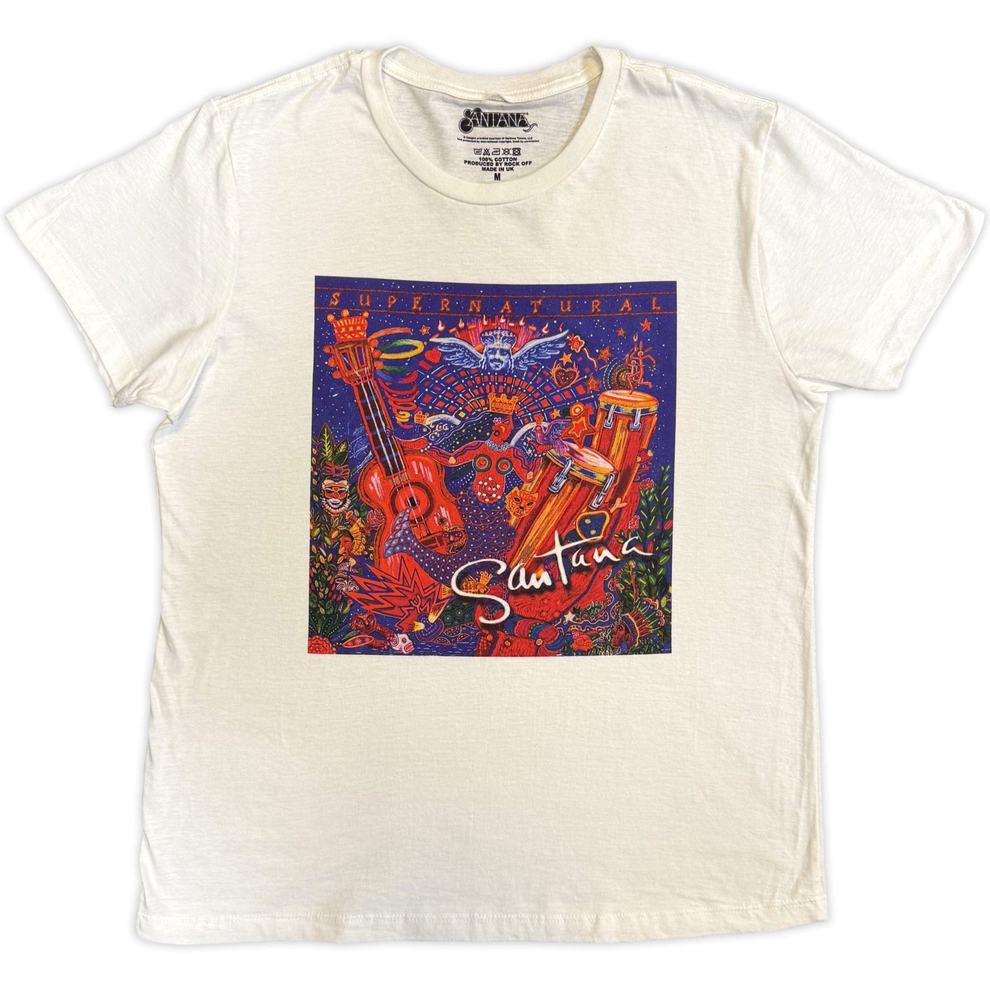 Een foto van een Santana T-Shirt