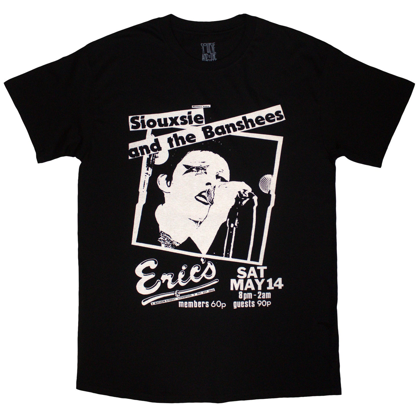 Een foto van een Siouxsie & The Banshees T-Shirt